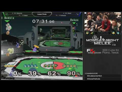 MNM 110 - Bananas + Dakpo vs hamyojo + Mouf - Losers Finals Melee