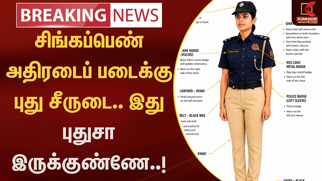 சிங்கப்பெண் அதிரடைப் படைக்கு புது சீருடை.. இது புதுசா இருக்குண்ணே..!  | Kumudam News