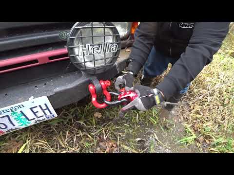 Example of use of a single Snatch Block