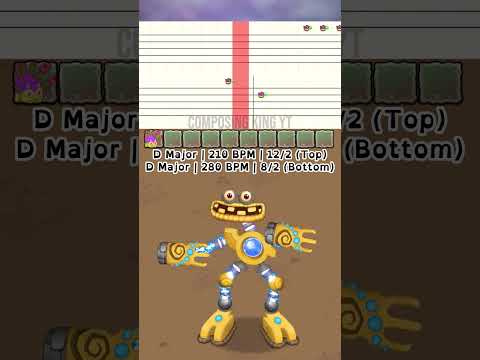 Gold Island Wubbox Composer Tutorial #msm #fanmade #mysingingmonsters 