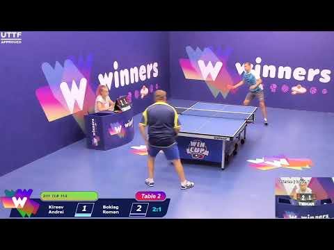 WINners CUP table 2  07.09 Kireev Andrei - Boklag Roman   21:00