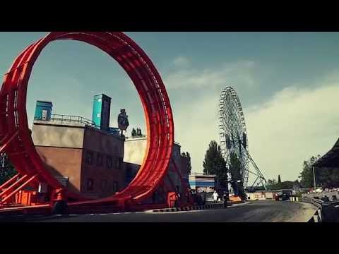 Grosso Guaio a Stunt City - new Mirabilandia Stunt Show 2015  HD droni super slow motion