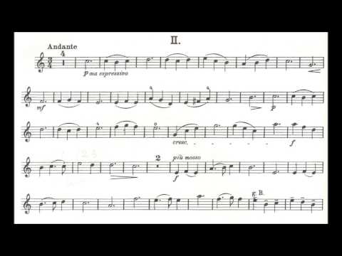 Küchler, Ferdinand opus 11 for violin + piano