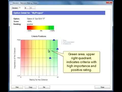 Decision Making Helper Software Demo