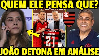 JOÃO GUILHERME DETONA EM ANÁLISE E PALMEIRENSE NÃO AGUENTOU APELOU PRA CIMA DO FLAMENGO