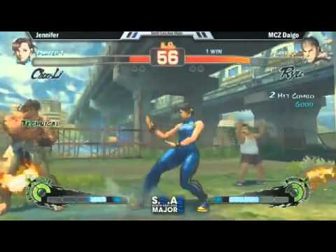 S.E.A Major 2012: Daigo Umehara (Ryu) vs Jennifer