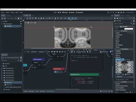 Godot VisualShader Effect