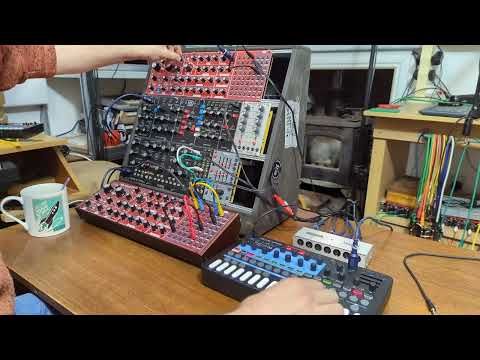 Not Quite Eurorack - Behringer Neutron x2 Model D Mother 32 XFM Jam