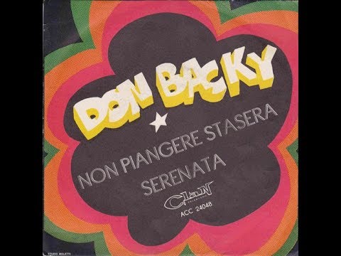 Non Piangere Stasera - Don Backy