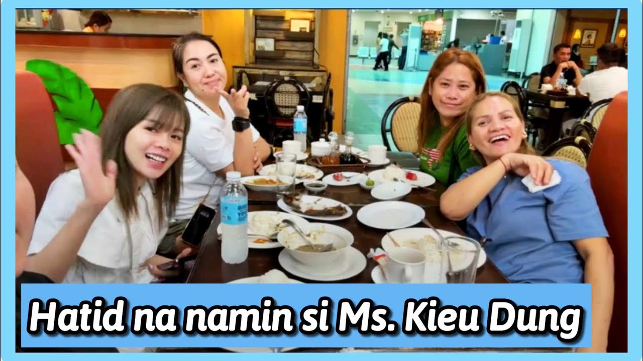 Hatid na namin c Miss Kieu Dung inside Davao airport