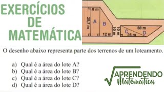O Desenho Abaixo Representa Parte Dos Terrenos De Um Loteamento