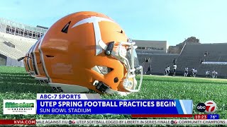 UTEP begins spring football practices