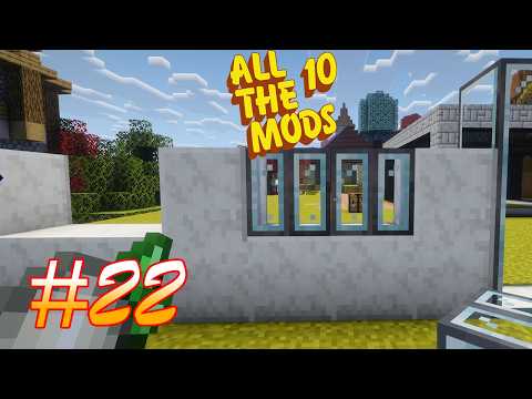 Minecraft ATM10 #22 – Building a factory for the ME storage! 🏭⚙️ AE2 gets a home