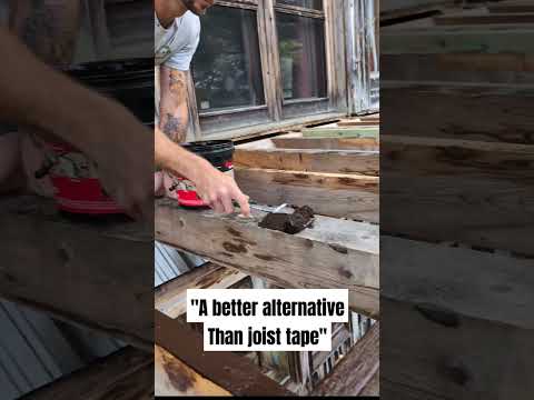I don't like joist tape but I love this product. #diy #contractor #construction #deck