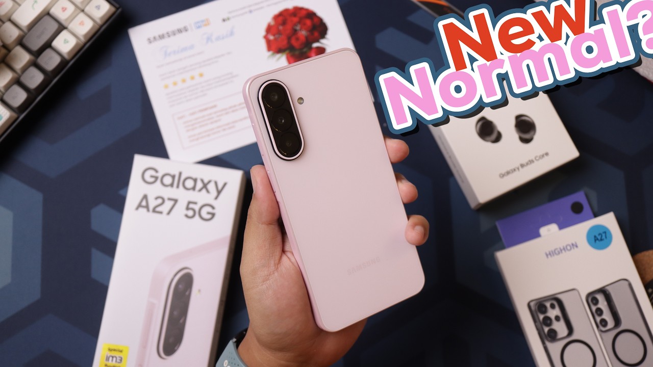RESMI SUDAH!!! Unboxing Samsung Galaxy A27 5G Warna Light Pink 💋