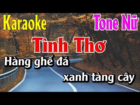 Tình Thơ Karaoke Tone Nữ Karaoke  Lâm Organ - Beat Mới