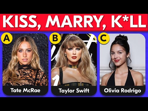 KISS, MARRY, K*LL - Popular Hottest Female Celebrities Edition | Celebrity Quiz