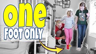 Won’t Step Down with One Foot? Fix It with This Stair Trick 👧🏼🪜 | Low Tone PT #211