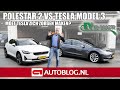 Dubbeltest: Polestar 2 vs Tesla Model 3
