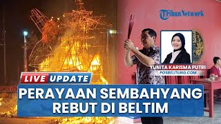 Ribuan Warga Berbagai Daerah dan Agama Ikut Perayaan Sembahyang Rebut di Kelapa Kampit Beltim