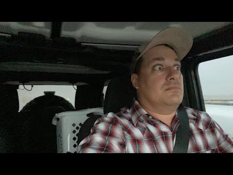 Driving Through an Oklahoma Thunder Storm - Severe Weather + Hail