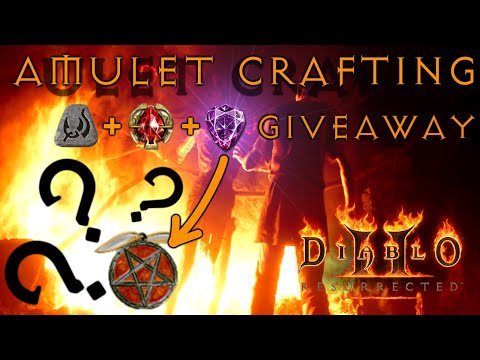 Diablo 2 Resurrected (D2R) - Top 15 after Crafting 100 Caster Amulets [Giveaway Included]