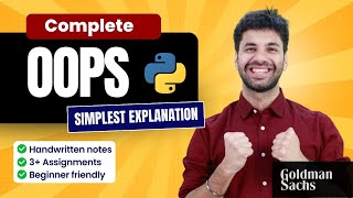 Complete OOPS in 1 shot | Object Oriented Programming |Complete from scratch #hellopython