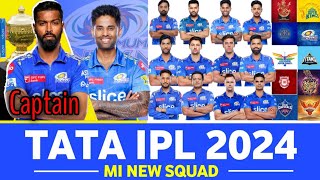 IPL 2024 - Mumbai Indians New Squad | MI Team Squad for IPL 2024 | Mumbai Team Players List 2024