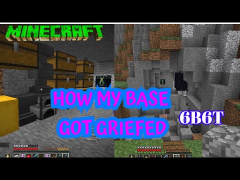 Priyansh Singh Gaming - HOW MY FIRST BASE AT  6B6T  THE YOUNGEST ANARCHY SERVER GOT GRIEFED | ARARCHY SERVERS | MINECRAFT |