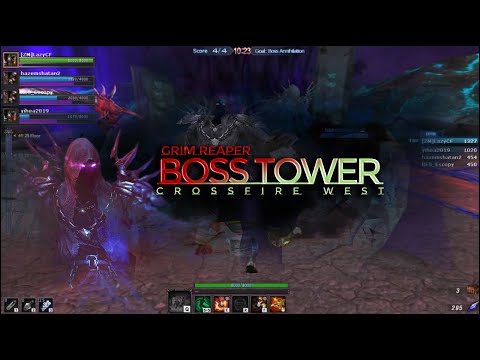 Crossfire West - Grim reaper Boss Tower Zombies mode game played!