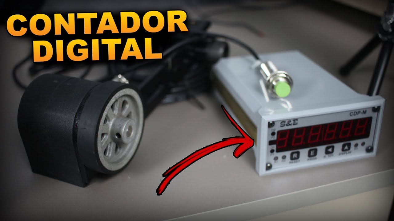 Contador Digital! Como Contar Utilizando um Encoder ou Sensor Indutivo