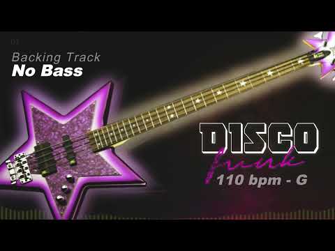 ✨ Disco Funk Backing Track ✨  - No Bass - Backing track for bass. 110 bpm. #backingtrack
