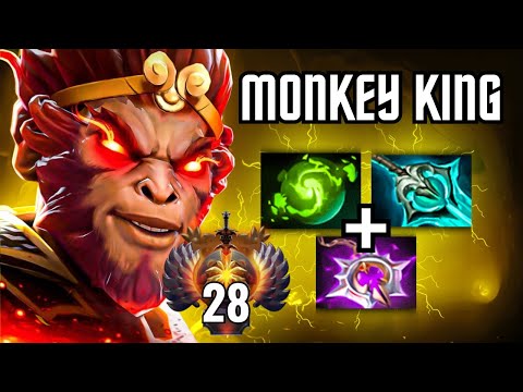 34Kills Monkey King by 10k MMR CARRY (Rank 28 Immortal)