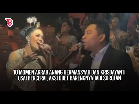 10 Momen akrab Anang Hermansyah dan Krisdayanti usai bercerai, aksi duet barengnya jadi sorotan