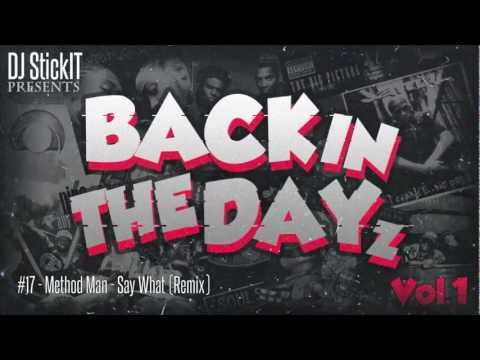 DJ StickIT - Back In The Dayz MIXTAPE (Vol.1)