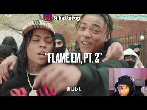 Silky Reacts To Kay Flock x Jo Bandz x Set Da Trend - Flame Em, Pt. 2