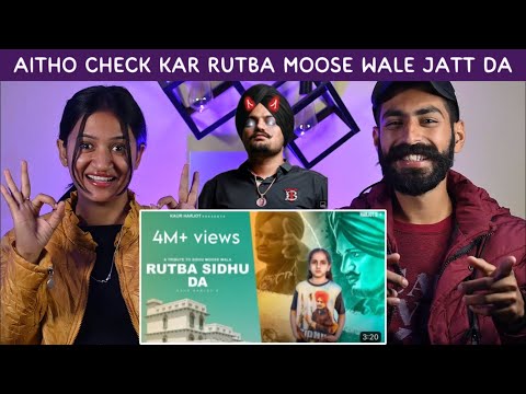 Reaction On : Rutba Sidhu Da ~ Kaur Harjot | Tribute To Sidhu Moose Wala | Beat Blaster