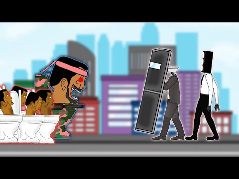 Skibidi Toilet Boss vs Camera Man, Speaker Man  - Dc2 Animation.