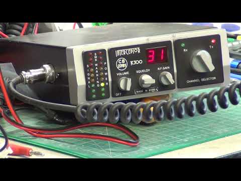 Interceptor TC300 CB27/81 UK FM CB radio -  On The Air test
