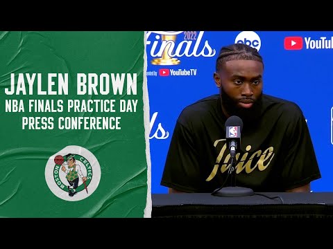 Jaylen Brown Practice Day Media Availability | NBA Finals | Boston Celtics vs. Golden State Warriors