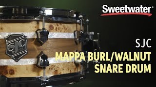 Video thumbnail for SJC Custom Drums USA Custom Snare Drum Review by Sweetwater