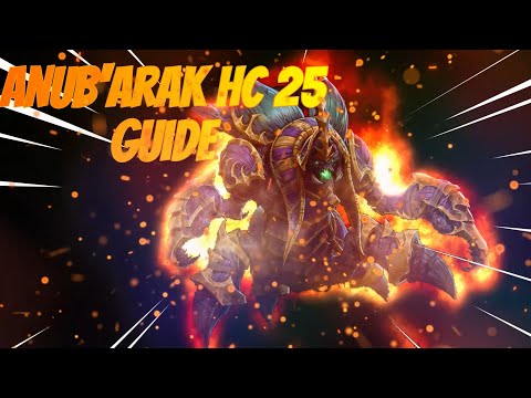 ANUB'ARAK BOSS GUIDE - TRIAL OF THE GRAND CRUSADER (Donald Trump edition)