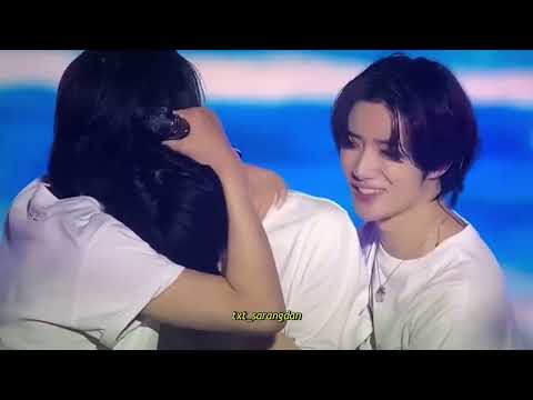 soobin was crying 😭, all the members ran to him to comfort him