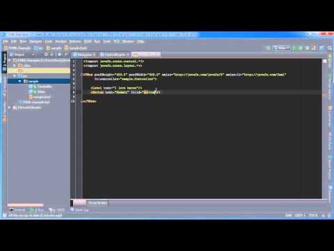 JavaFX Java GUI Tutorial - 32 - Controllers in FXML