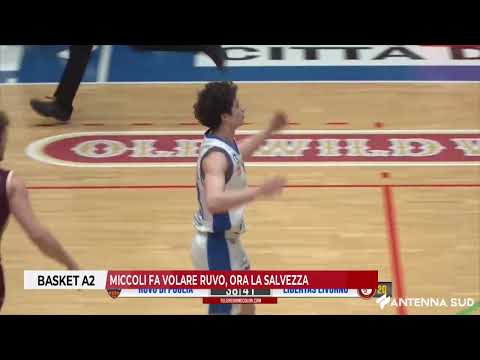 31 DICEMBRE 2025 BASKET, MICCOLI FA VOLARE RUVO, ORA LA SALVEZZA