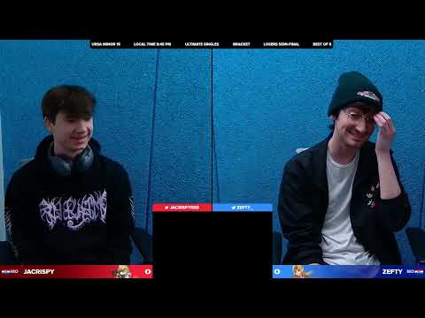 U.MINOR 15 - Zefty (Zelda) Vs. Jacrispy (Fox) - Losers Semis - SSBU