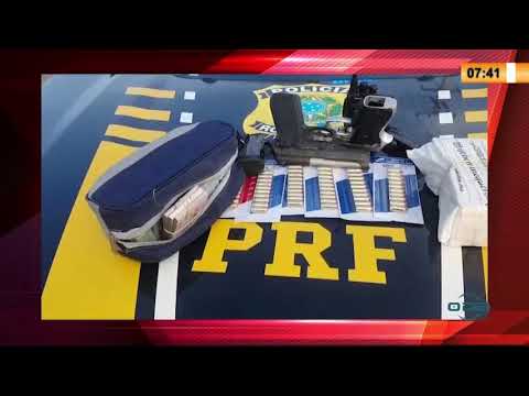 PRF prende dupla em BR de Timon, que carregava armas, munições e R$ 100 Mil