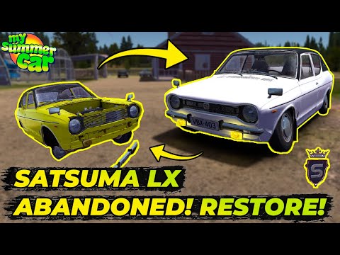 STANCED SATSUMA LX! I found ABANDONED Satsuma and RESTORE IT! | My Summer Car #47