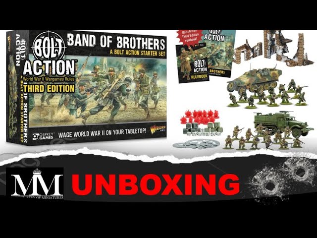 Vídeo relacionado con Warlord Games Band of Brothers - Bolt Action - Juego de iniciación de Tercera edición de 28 mm, Juego de Batalla de Estrategia de la Segunda Guerra Mundial para 2 o más Jugadores Que Usan miniaturas