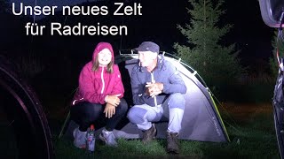 Unser neues Zelt für Radreisen